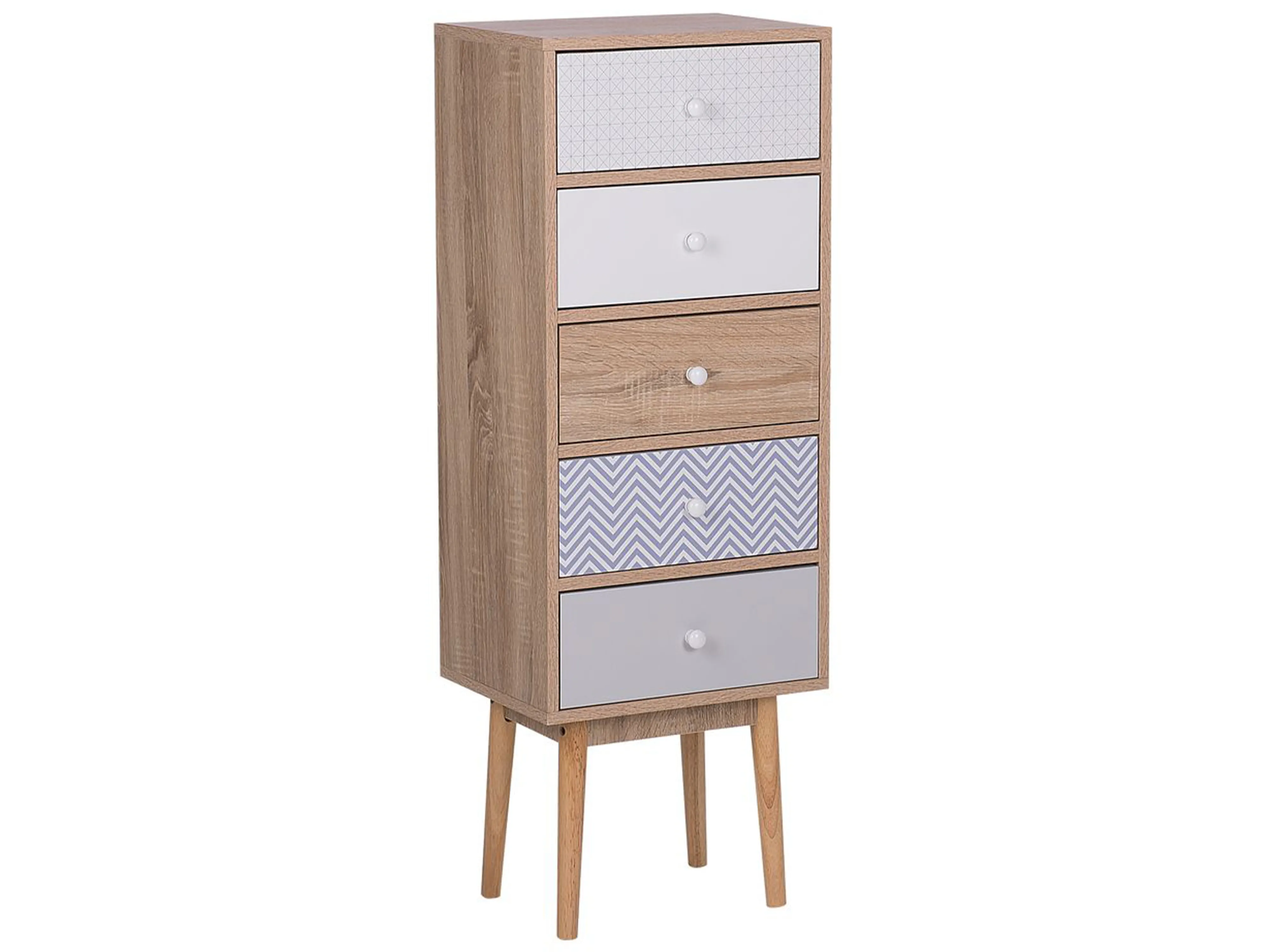 Ladekast 5 lades FOLEY Meerkleurig