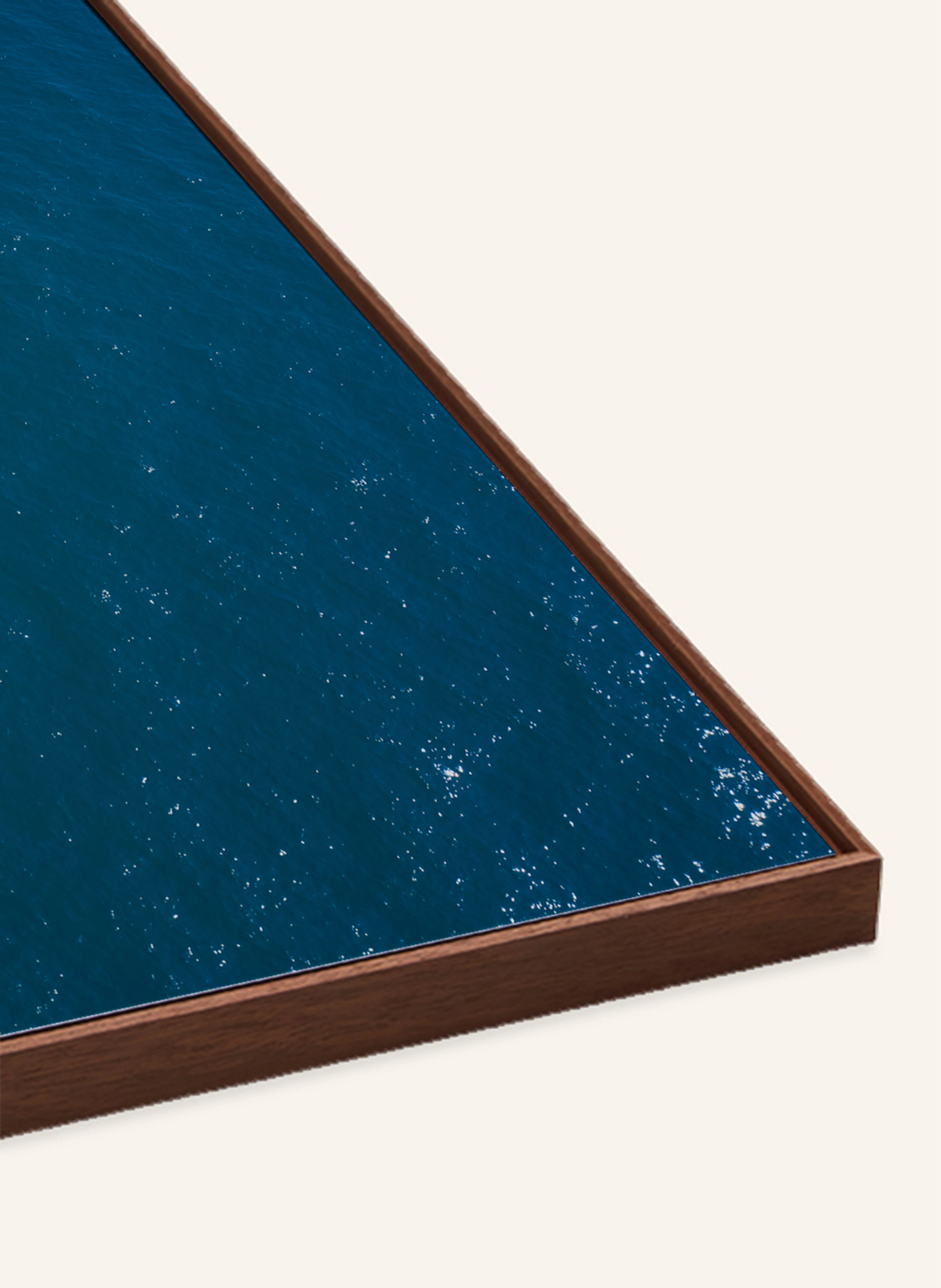 JACOB BADEN Wandbild BLAUES MEER mit Rahmen