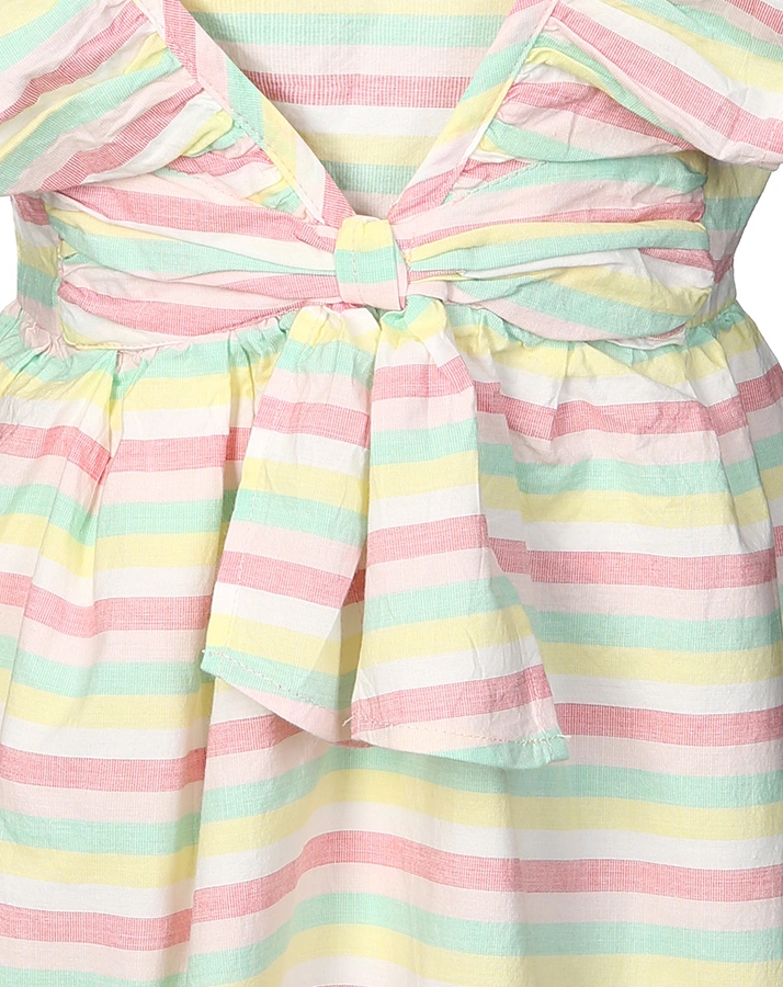 Träger-Kleid NMFHURRA CAPSL mit Lochspitze in bunt