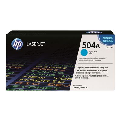 HP 504A - cyan - cartouche laser d'origine