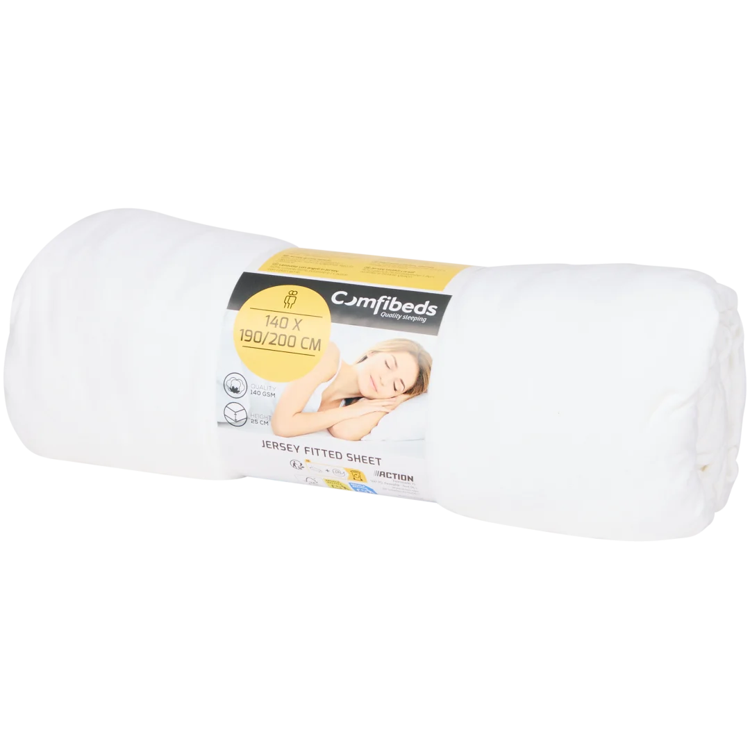Comfibeds jersey hoeslaken 140 x 190/200 cm