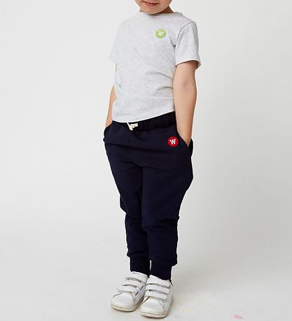 Wood Wood Sweatpants - Ran - Navy