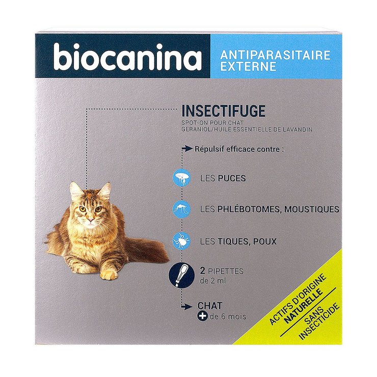 Spot-On chats insectifuge 2x2ml