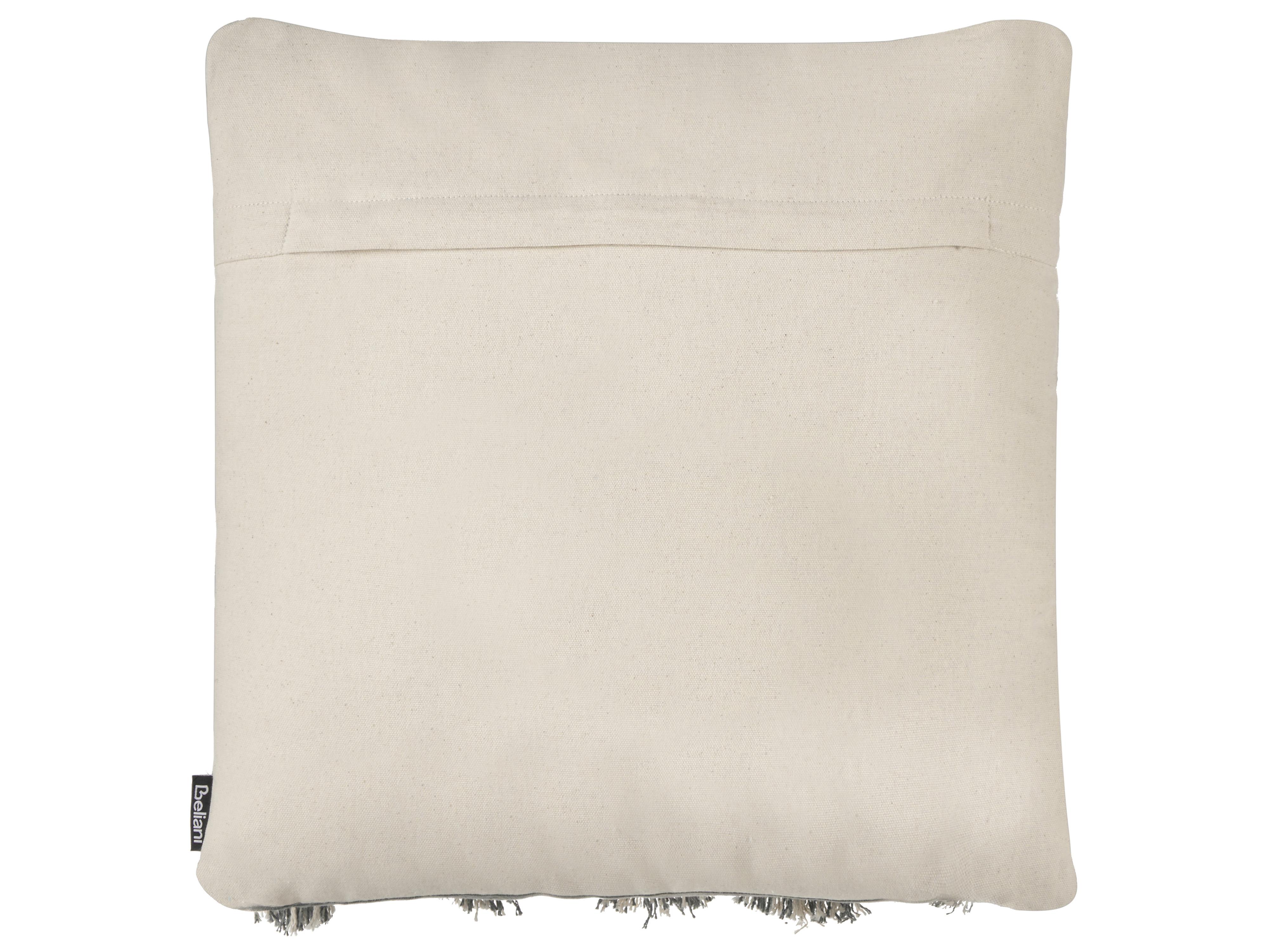 Set van 2 sierkussens ALOCASIA Katoen 45 x 45 cm Beige geometrisch patroon