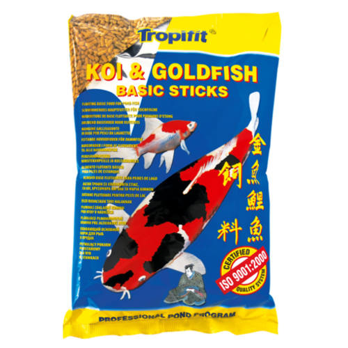 Ração Tropical em Pellets para Carpas Koi e Peixes Dourados
