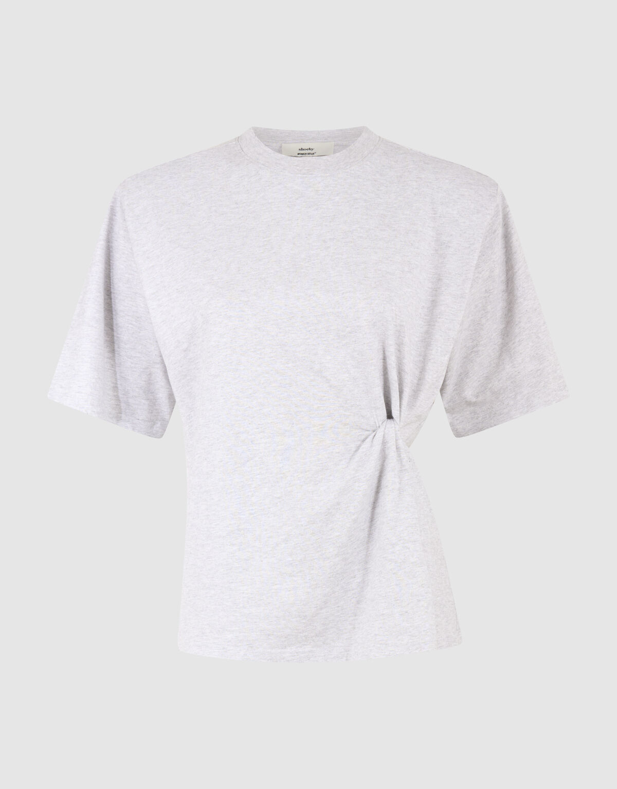 Oversized Knot T-shirt Lichtgrijs By Monica