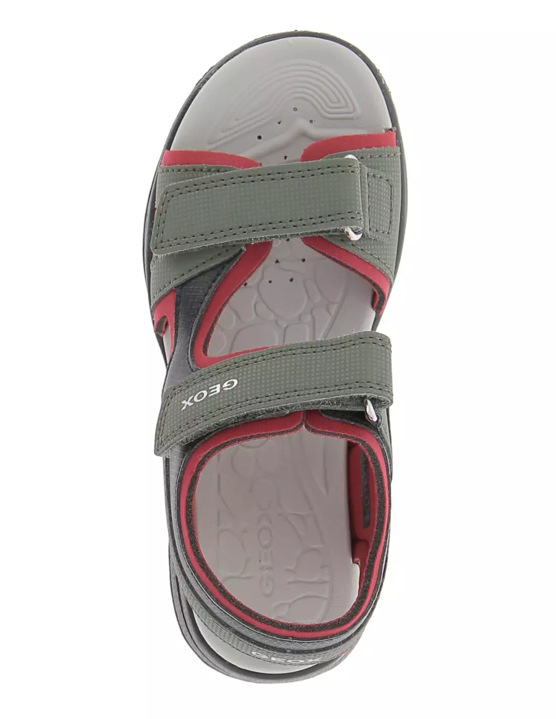 GEOX VANIETT - Sandales & nu-pieds MILITARY/RED