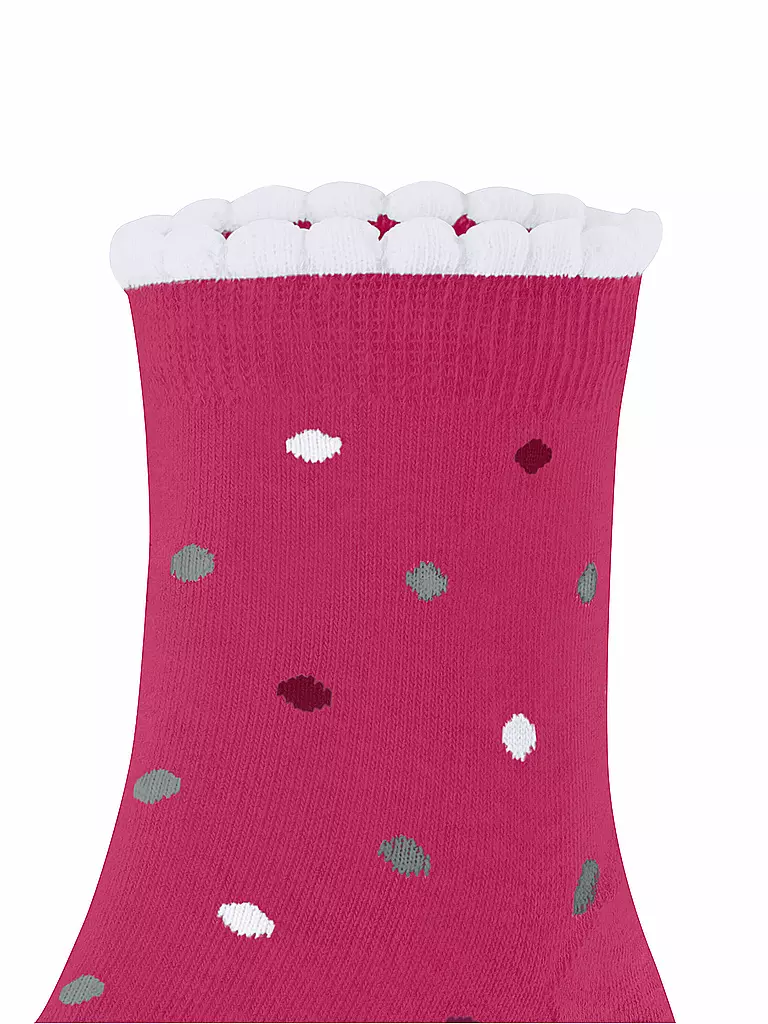 FALKE Kinder Socken MULTIDOT fuchsia rot