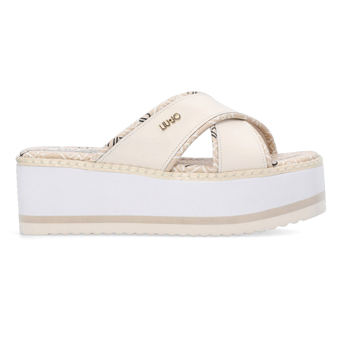 Liu-Jo Mules en Cuir Melia beiges