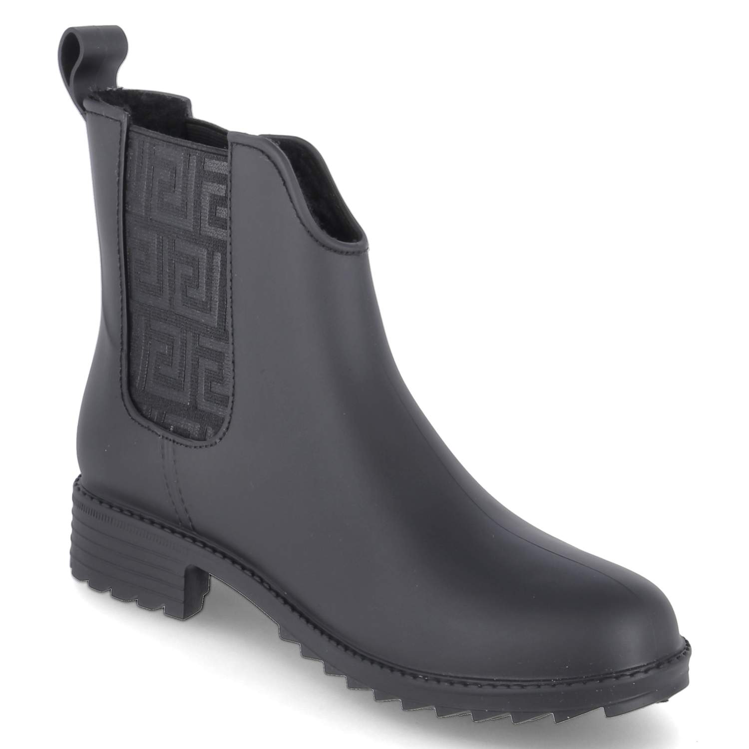 Rieker Gummistiefel - schwarz-matt