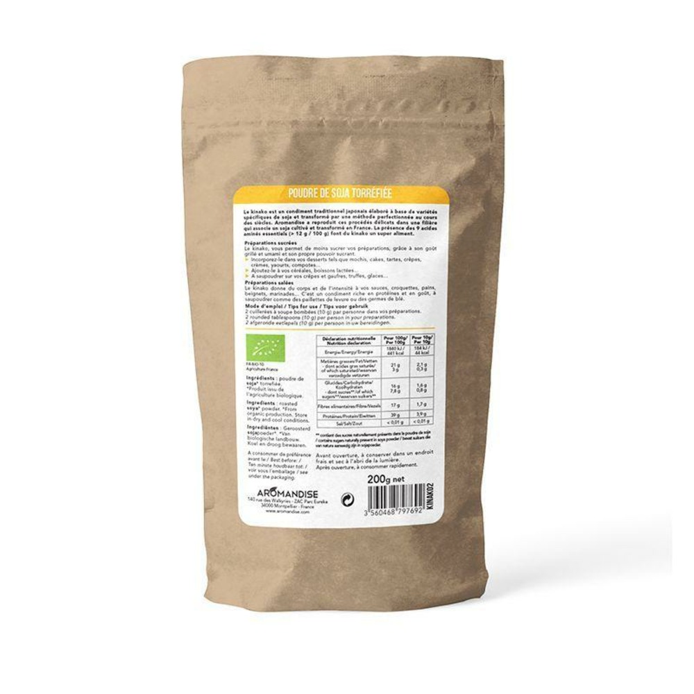 Poudre de soja torréfié kinako 200 g
