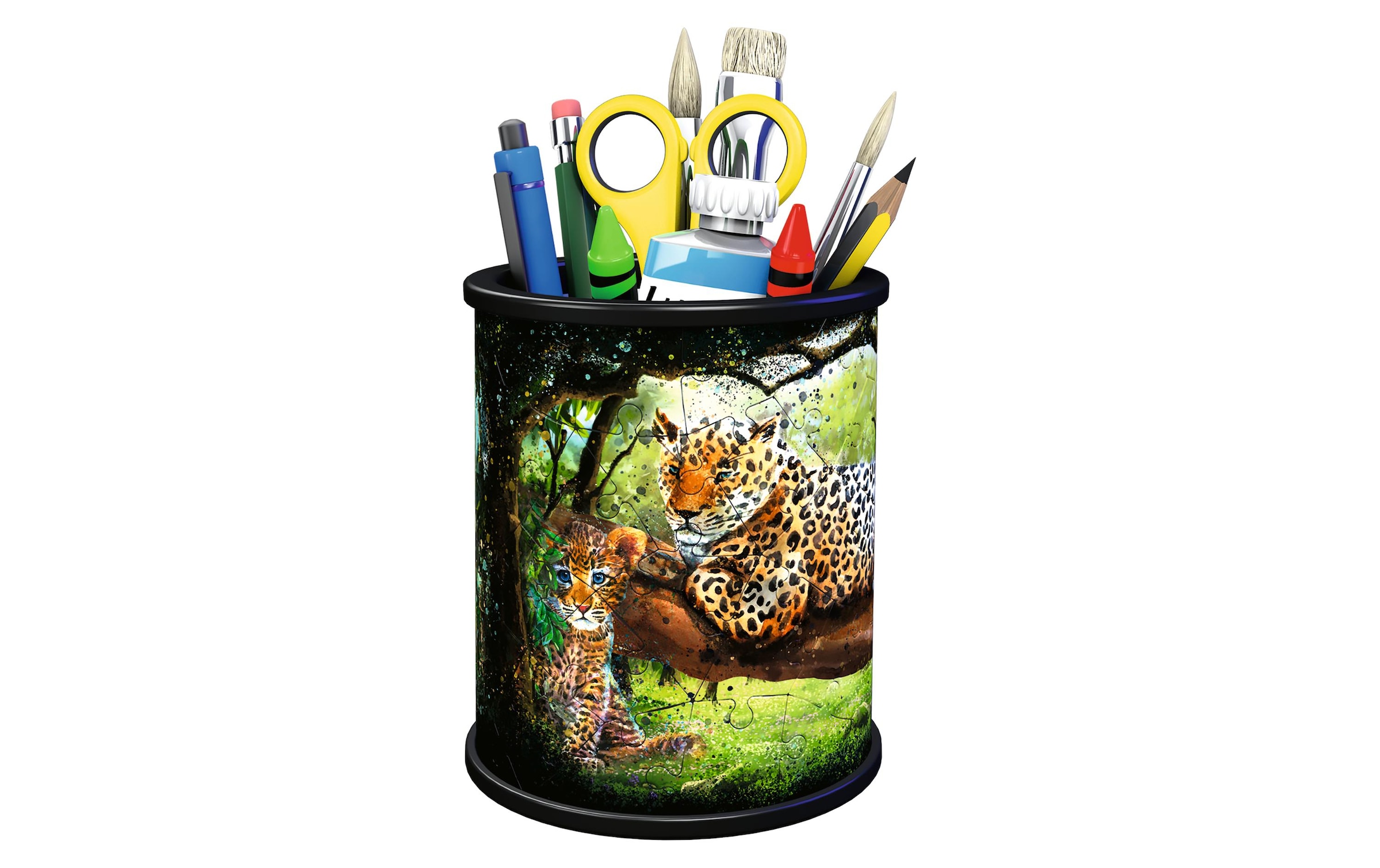 Ravensburger 3D-Puzzle »3D Utensilo Raubkatzen«