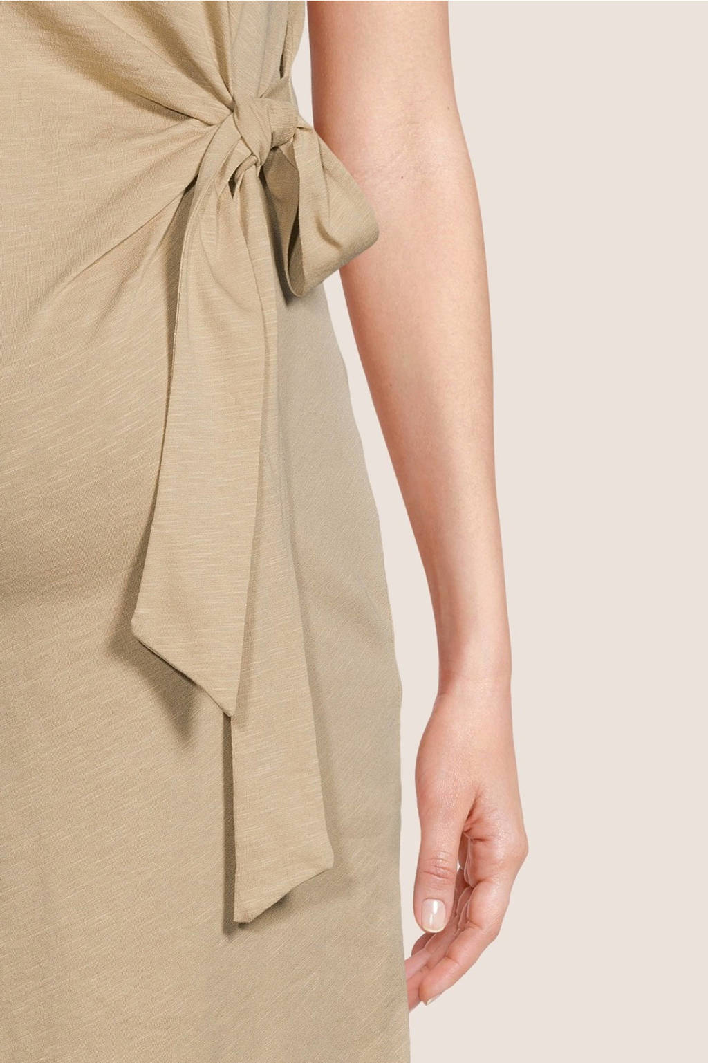 LOVE2WAIT zwangerschapsjurk Lucca beige