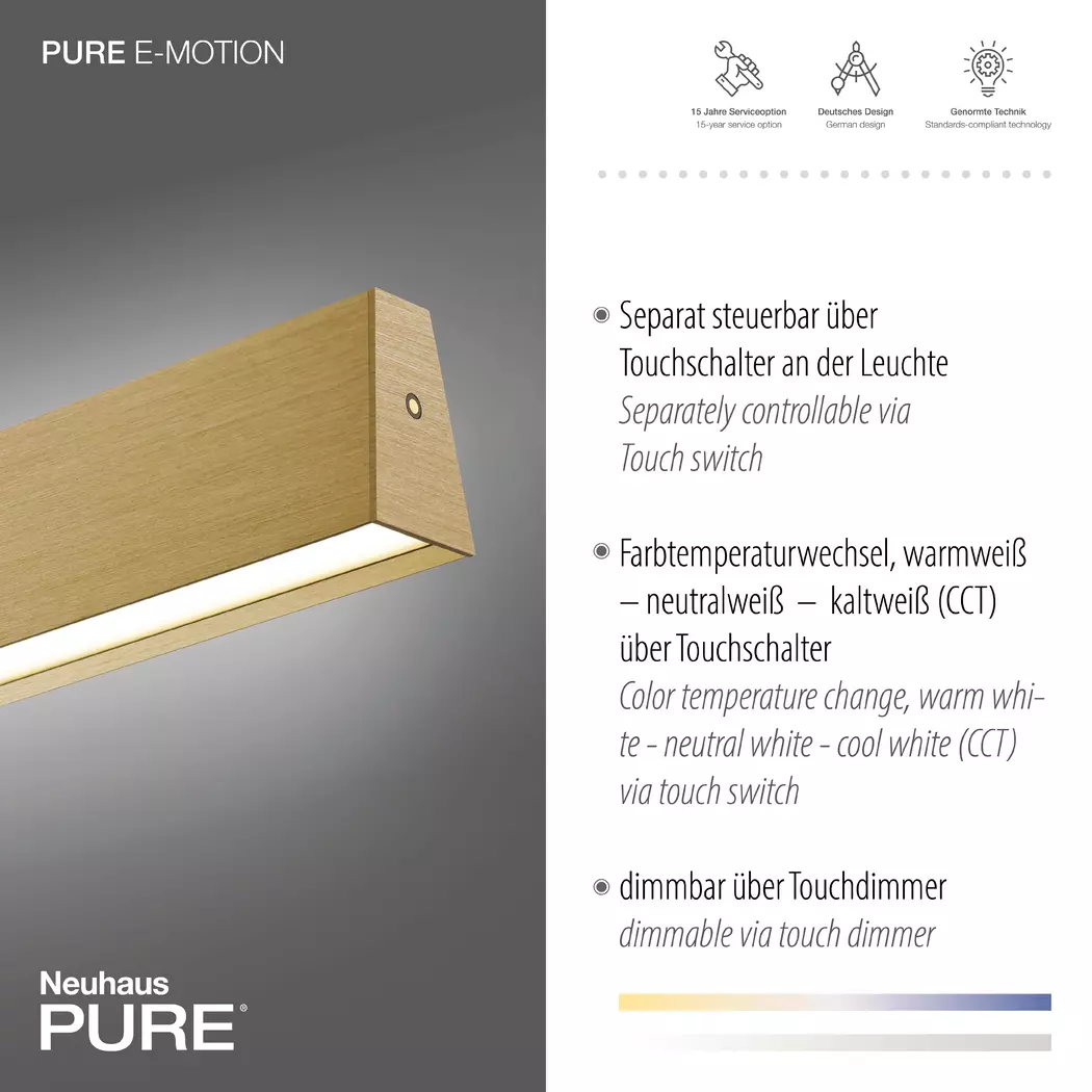 LED-Pendelleuchte Pure-Motion
