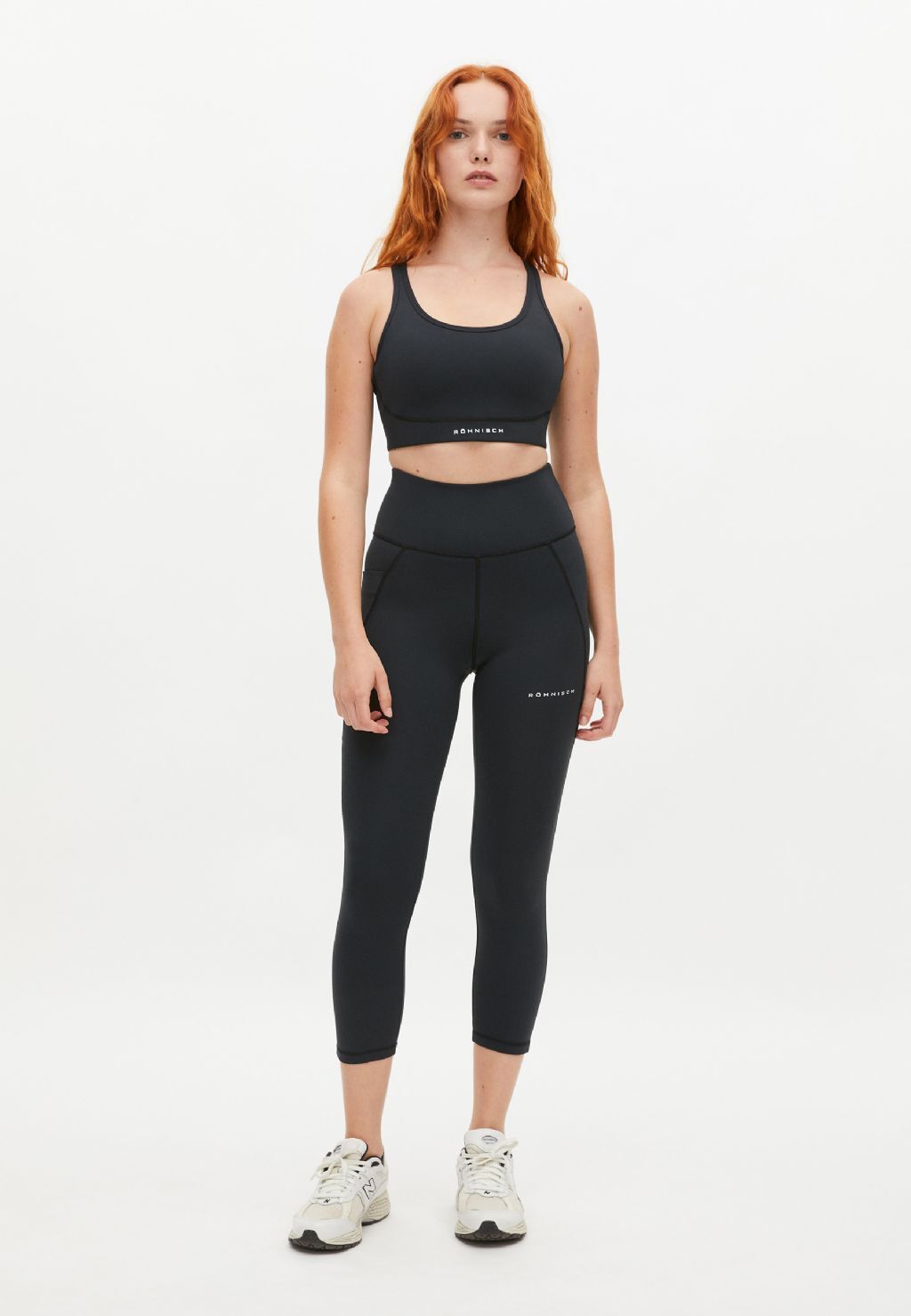 Röhnisch Flattering High Waist 7/8 Hardloopbroek Zwart Dames
