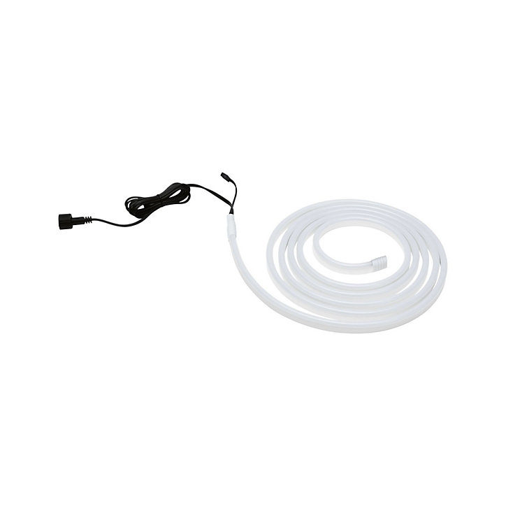 Strip LED intégré dimmable à clipser SimpLED Outdoor Paulmann 23W 216lm blanc mat L.300 x H.1,85x P.1,85cm