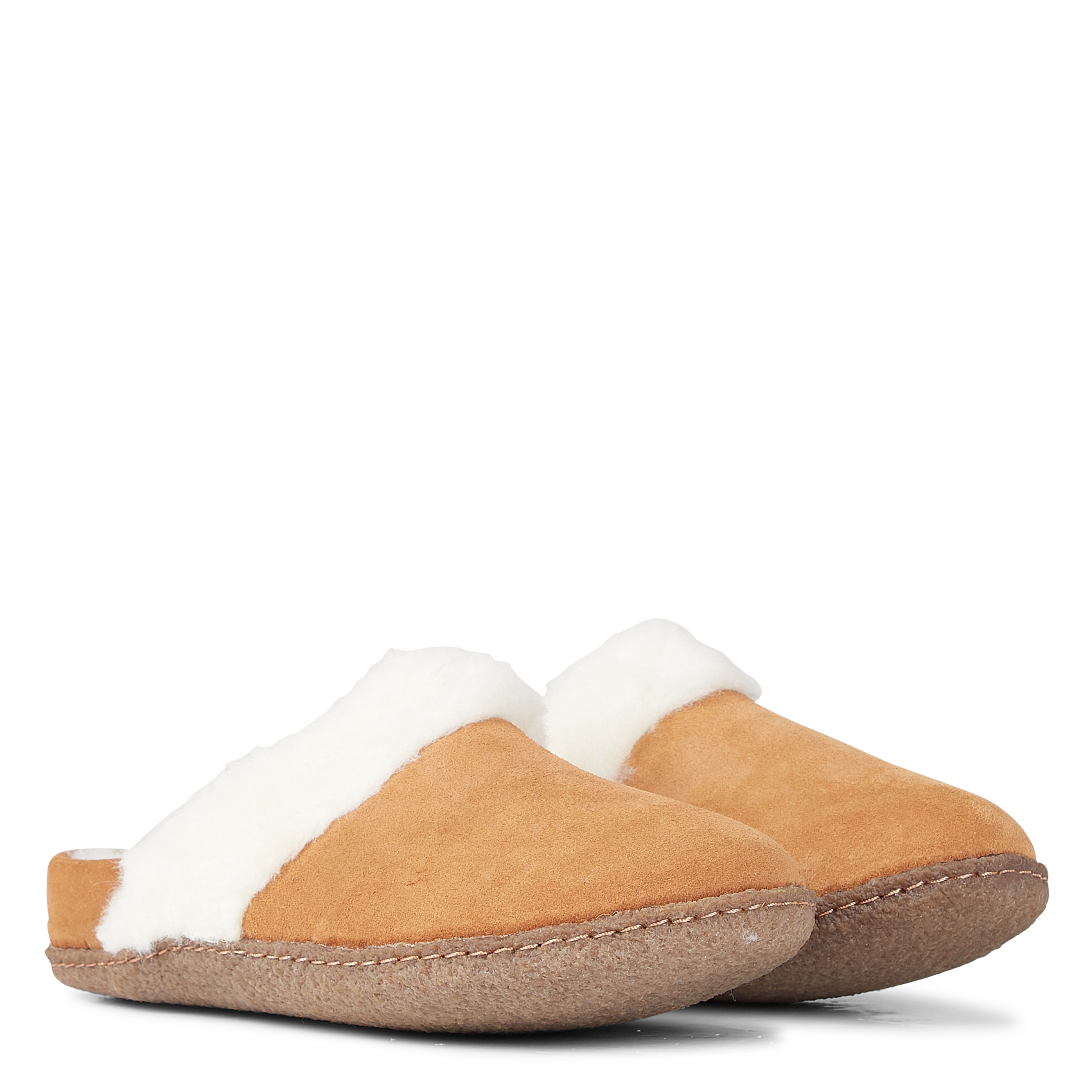 NAKISKA - Chaussons en cuir velours | Beige