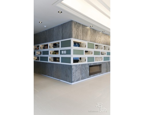 Echte steen mica schist Slate-Lite flinterdun 1,5 mm Argento 30x60 cm