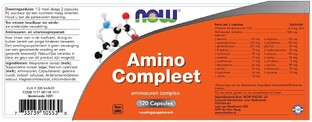 NOW Amino Compleet Capsules 120CP