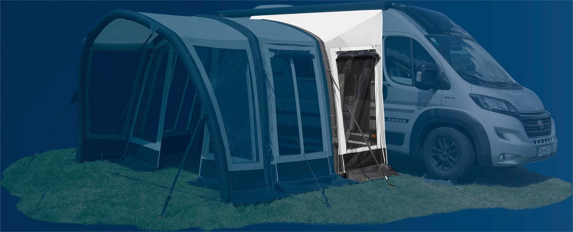 Wigo Modul Schleuse für aufblasbares Vorzelt Yanook Air 250 cm - 270 cm Größe 3