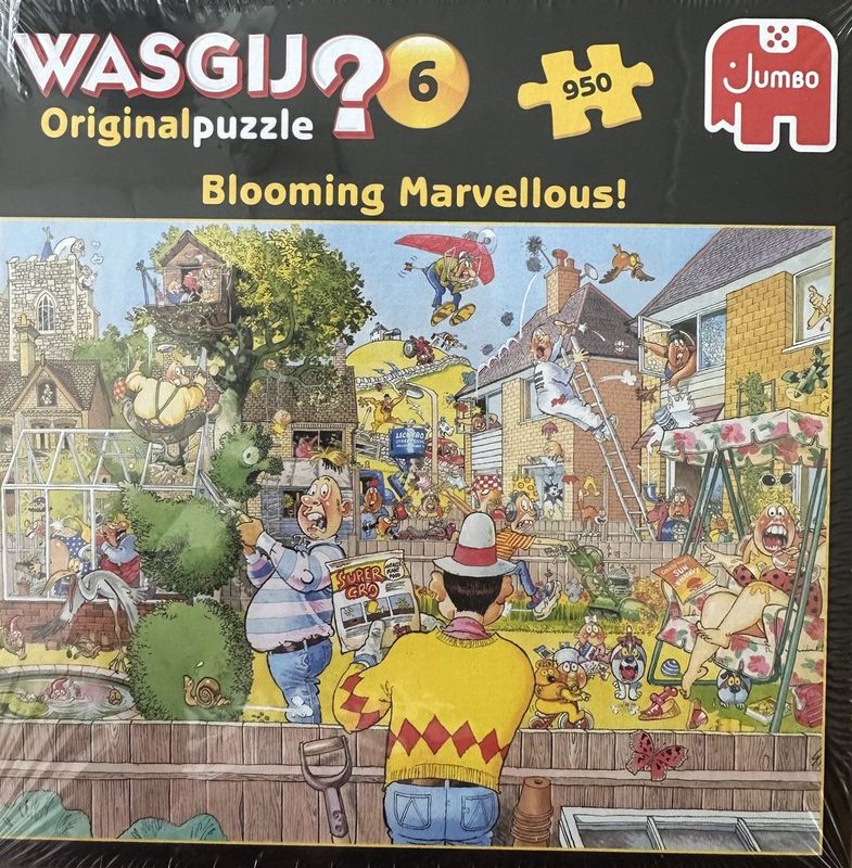 Wasgij? - 6 Original - Legpuzzel - Bloeiende Tuin - 950 Stukjes