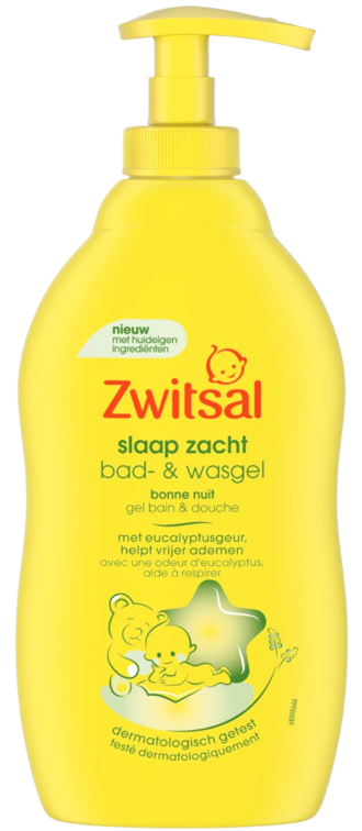 Zwitsal Slaap Zacht Eucalyptus Bad & Wasgel 400ml