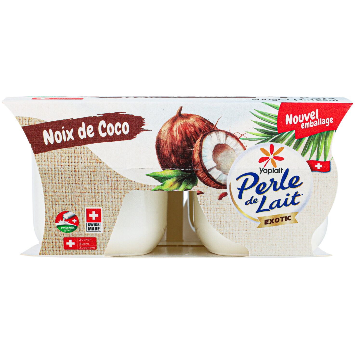 Yoplait Joghurt Perle de lait Coco 4x125g