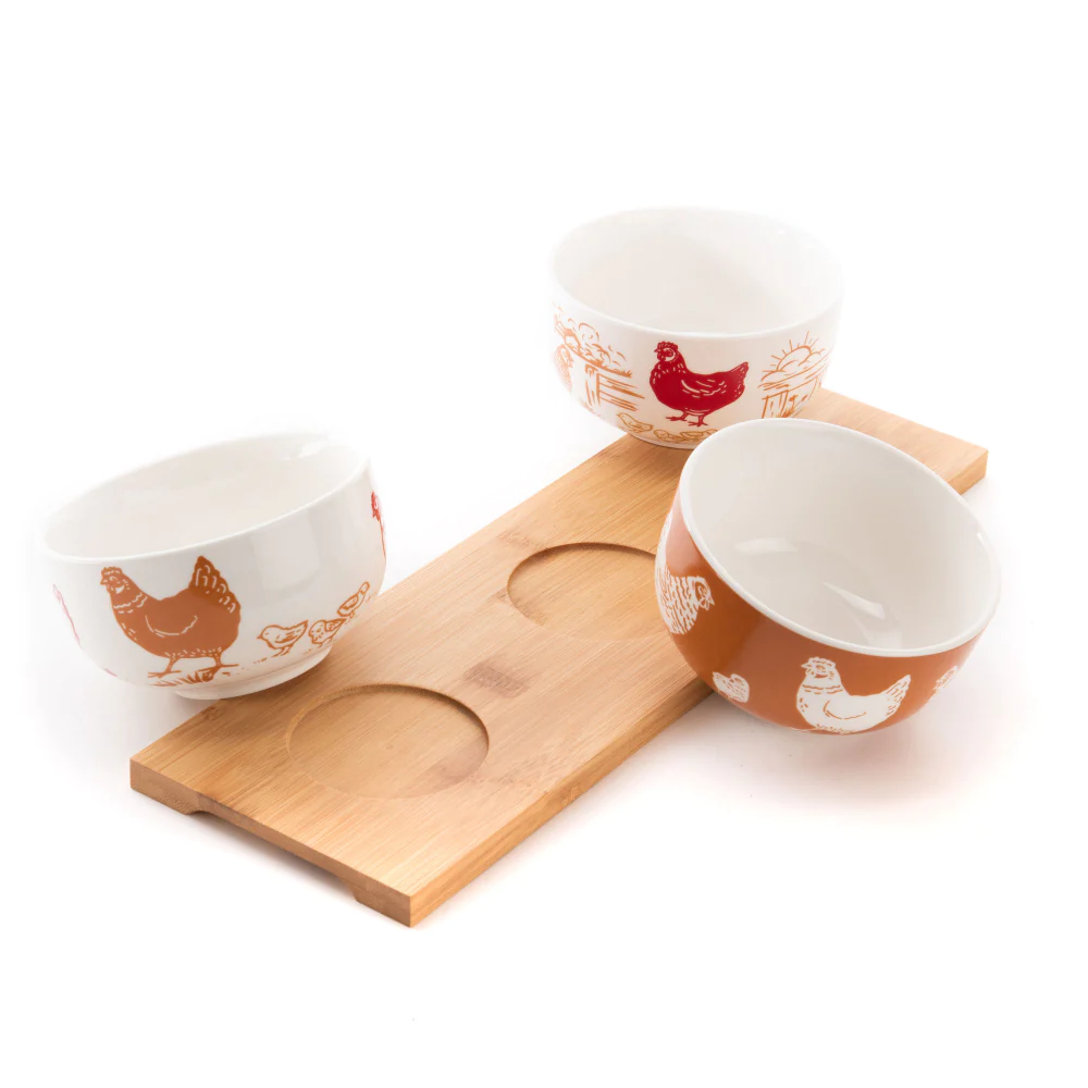 Plateau Maggie et ses 3 bols Amadeus