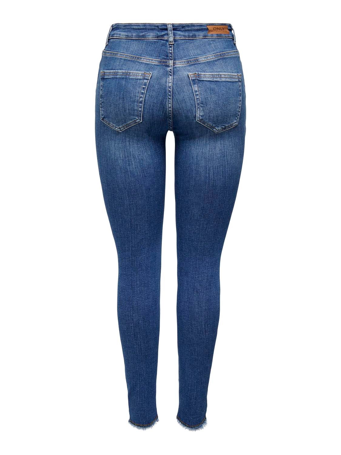 ONLBLUSH Mittlere Taille Skinny Fit Jeans Medium Blue Denim
