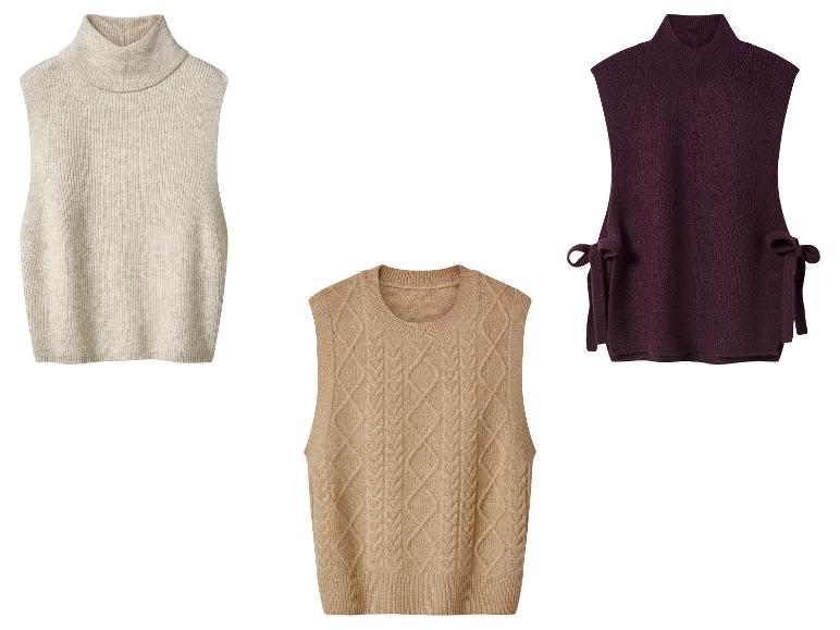 Gebreid dames vest