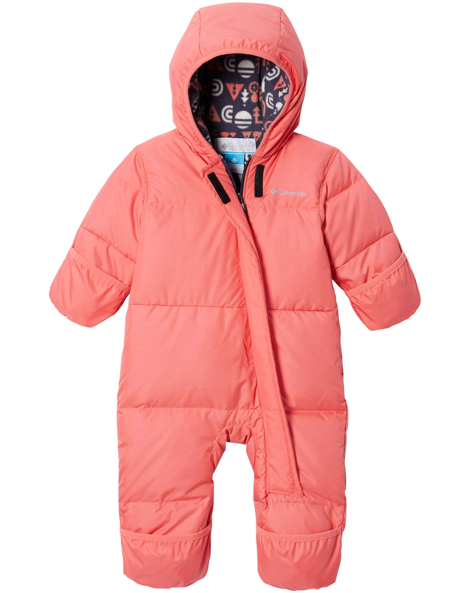Schneeoverall SNUGGLY BUNNY BUNTING in blush pink