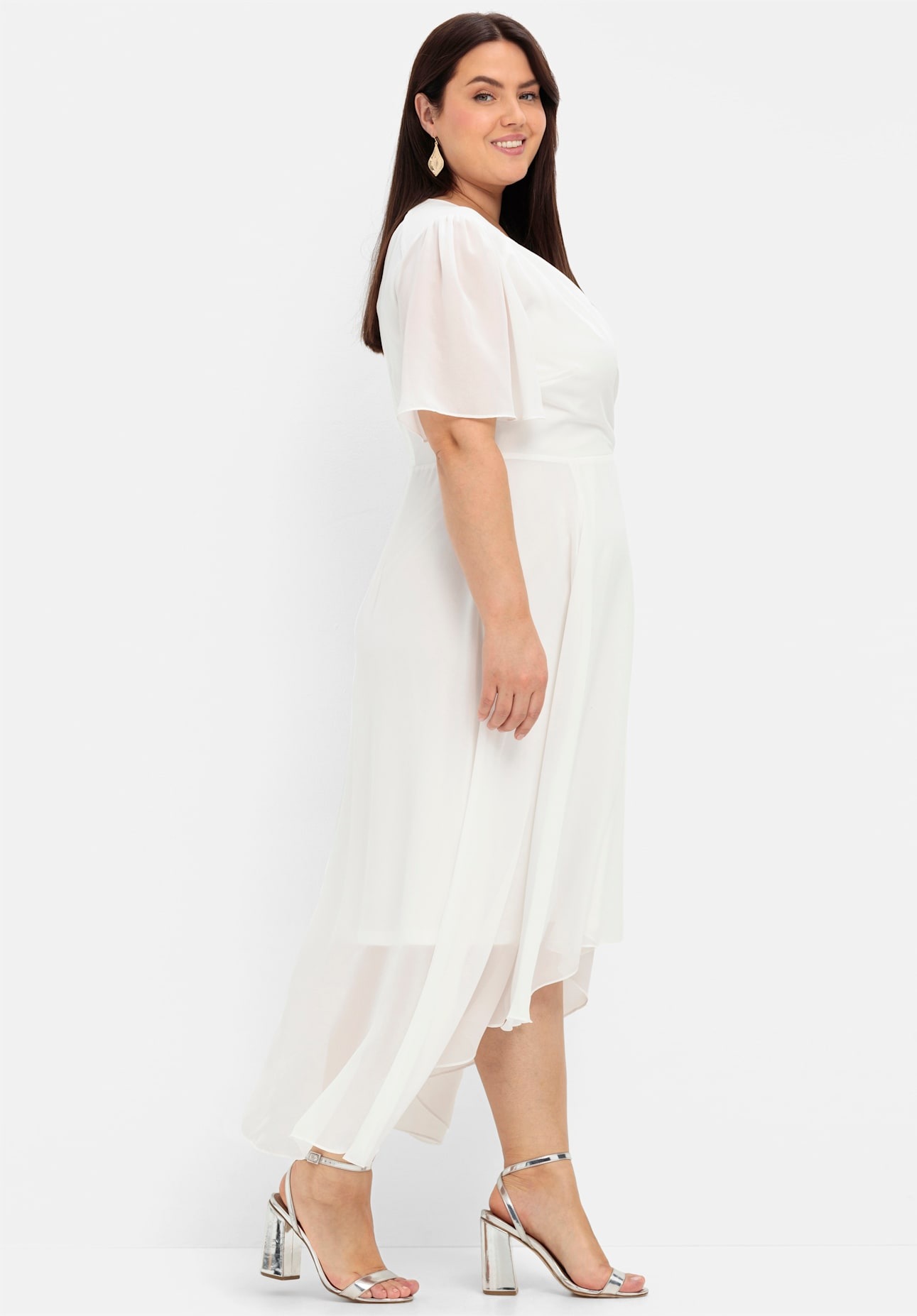 Sheego Chiffonkleid »Chiffonkleid«