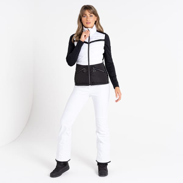 Doudoune ski DARE 2B BURNISH II GILET WHITE/BLACK