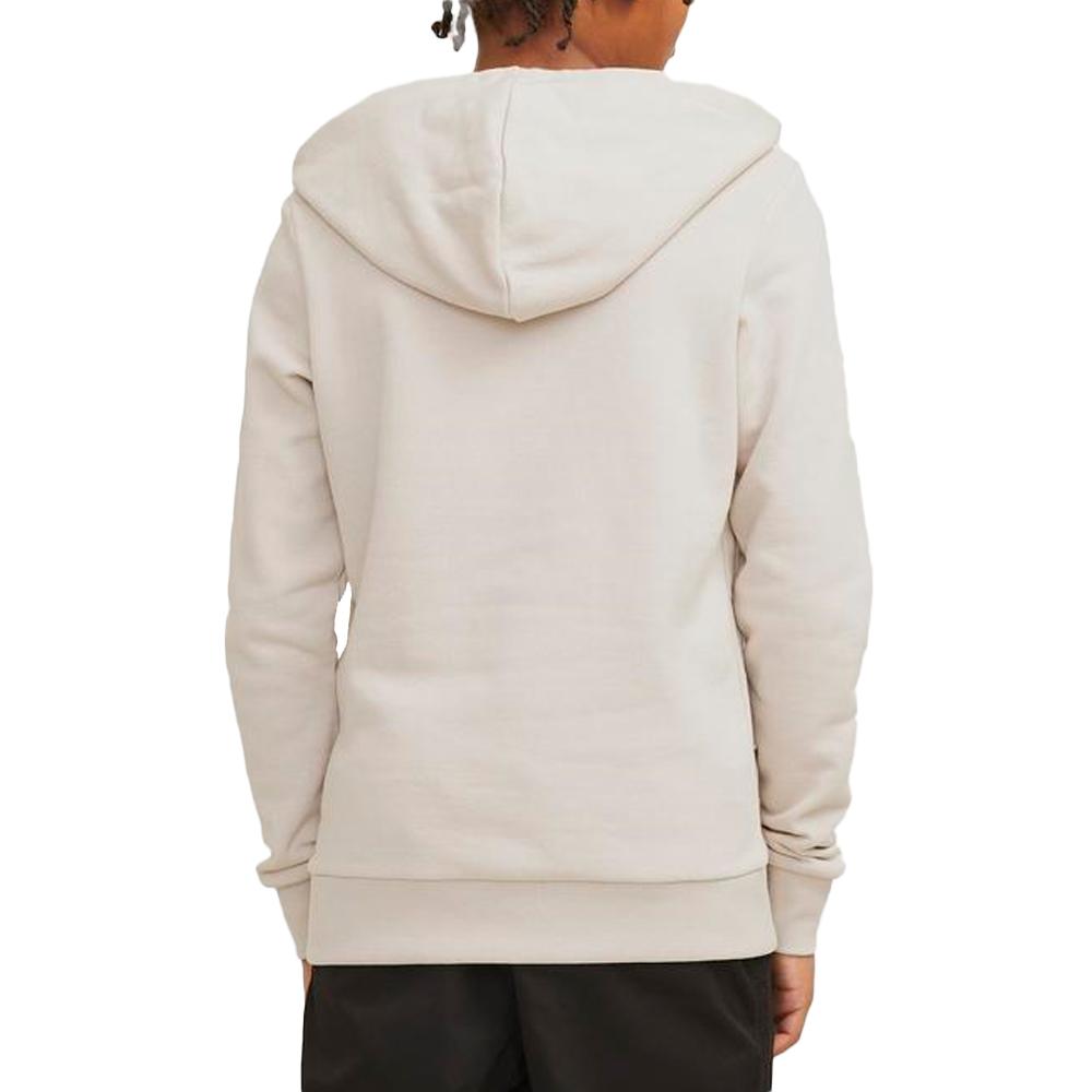 Jack & Jones Sweat à Capuche Écru Garçon Jack & Jones Varsity Branding