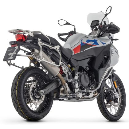 Silencieux Arrow indy race evo alu dark embout inox - Noir
