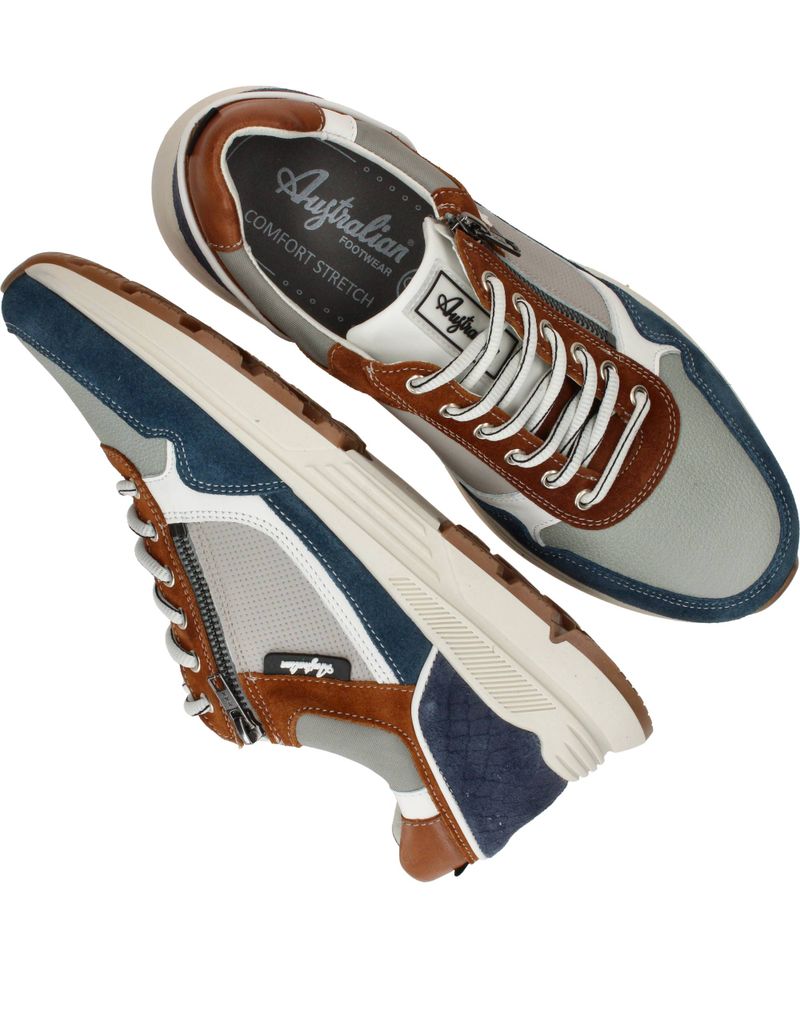 Australian Comfort Connery Sneakers Blauw Heren