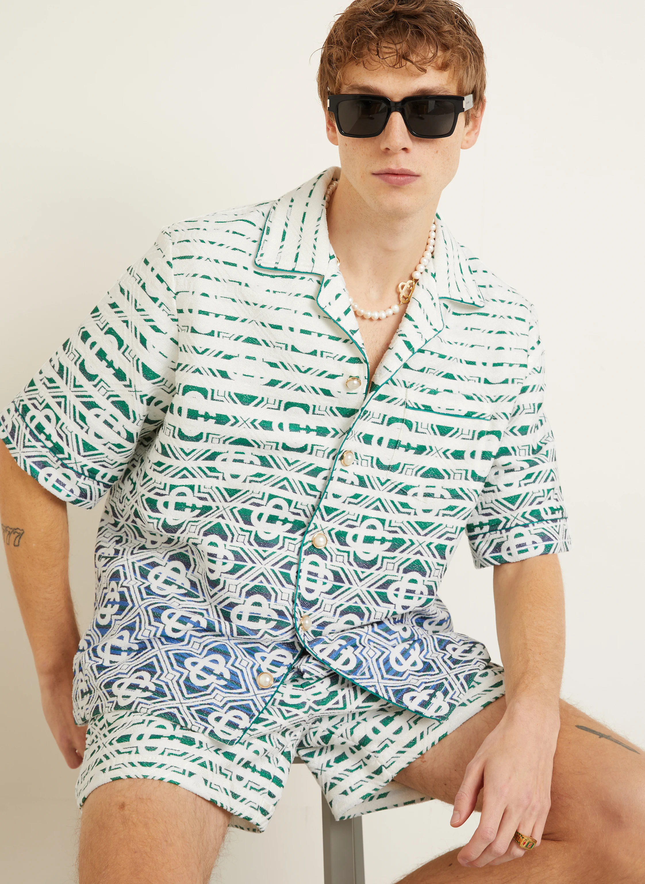Casablanca Resorthemd Comfort Fit aus Jacquard