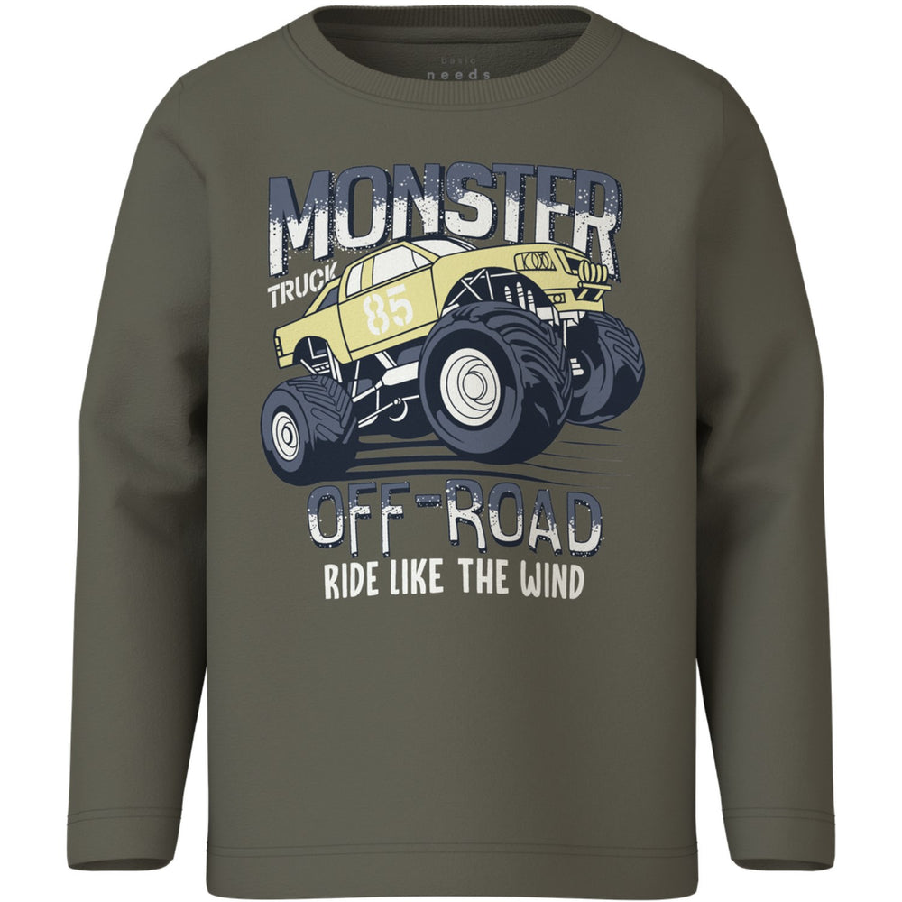 Køb Name It Dusty Olive Offroad Vux Bluse