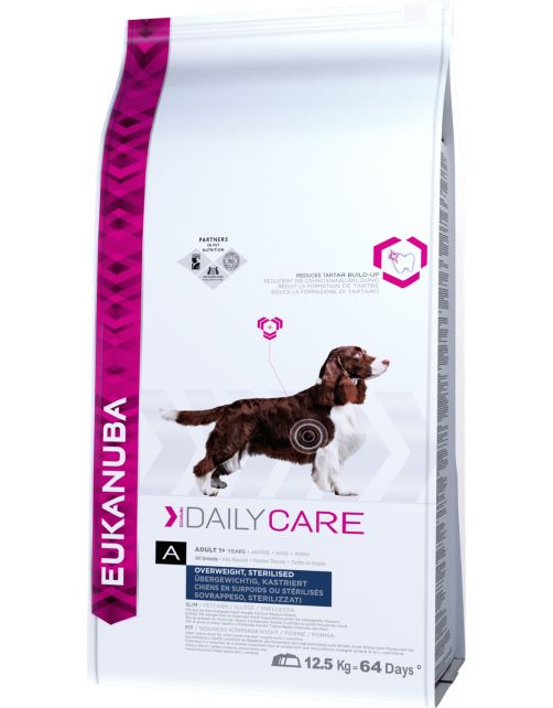 Eukanuba Dog Overweight Sterilised Kip - Hondenvoer
