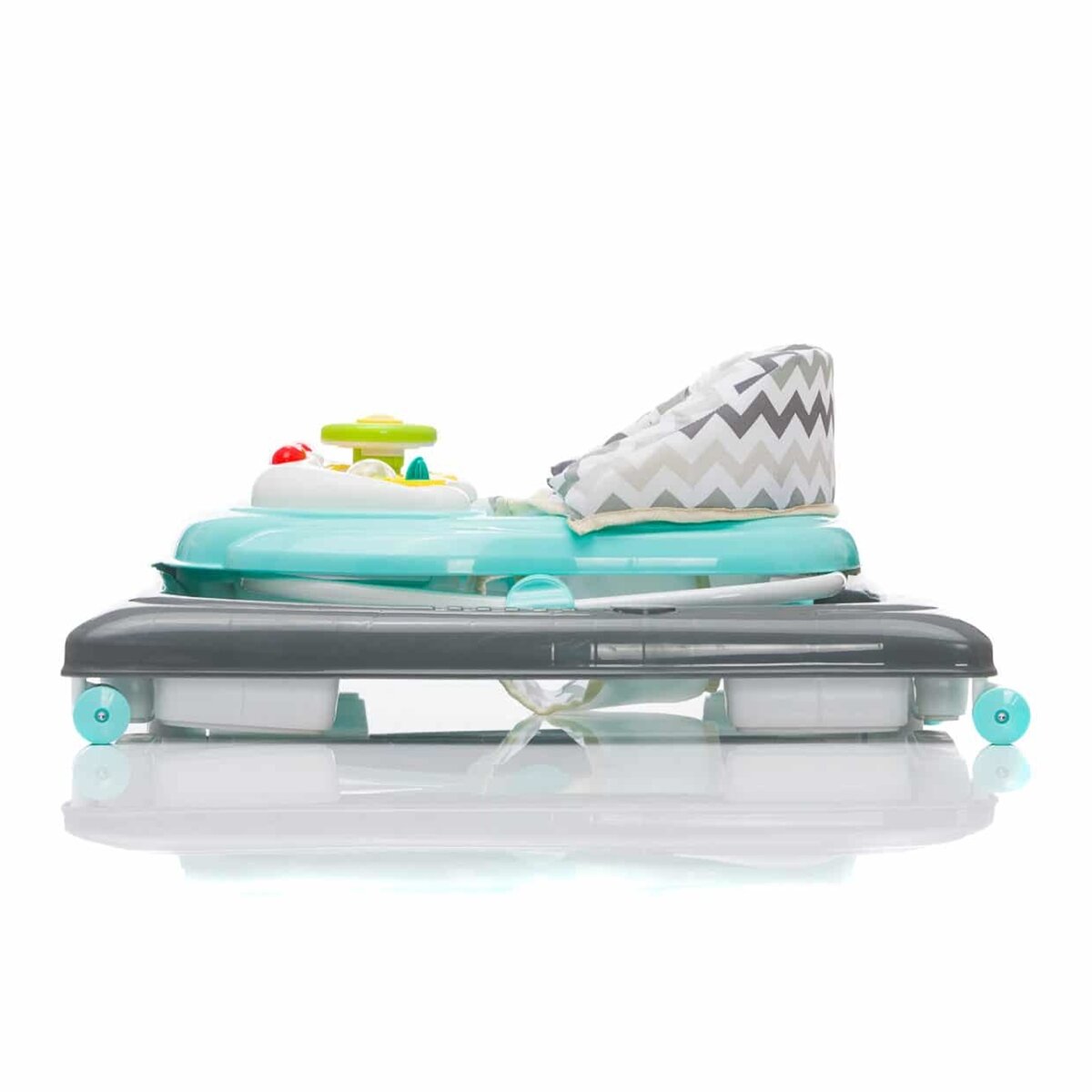 Fillikid Fillikid Baby Lauflernhilfe mit elektronischem Spielbrett grau/mint