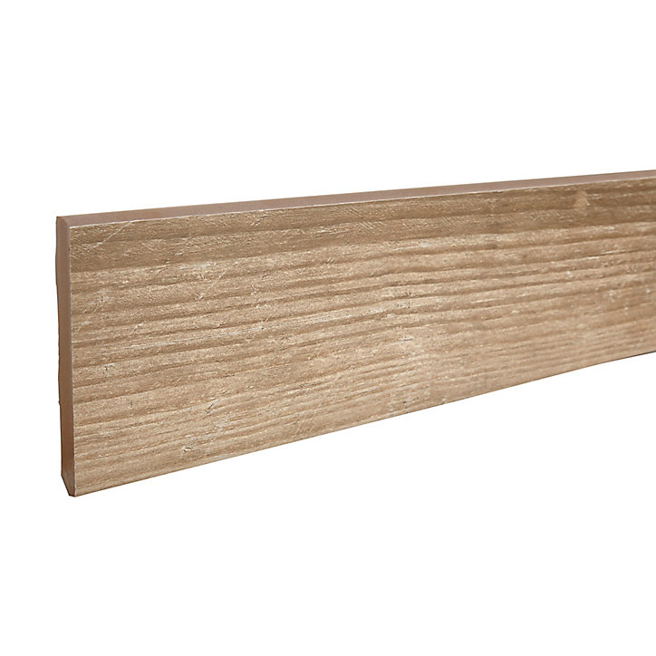 Plinthe marron 10 x 60 cm Cotage (vendue à la pièce)
