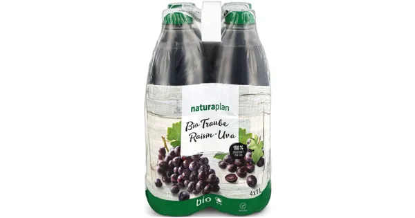 Naturaplan Bio Traubensaft 4x1l