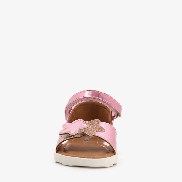 Blue Box meisjes sandalen roze metallic