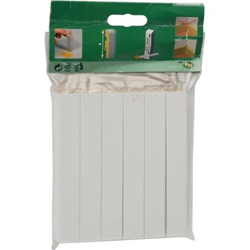 Hoekstuk MDF Wit 12,2 cm 6 Stuks
