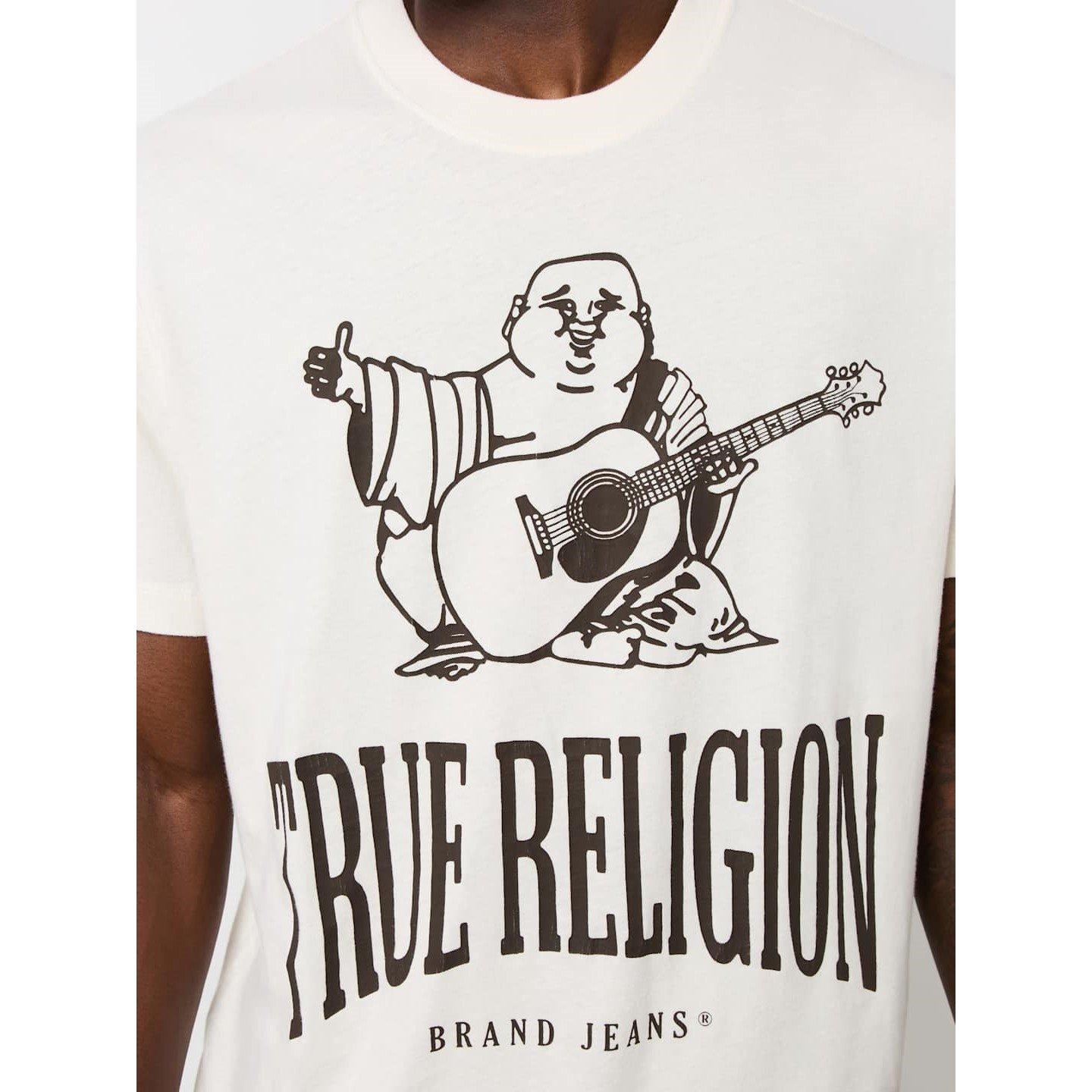 True Religion TR Crackle Vintge T Shirt Mens