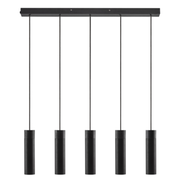 Nordlux hanglamp  Tilo 5-spot zwart