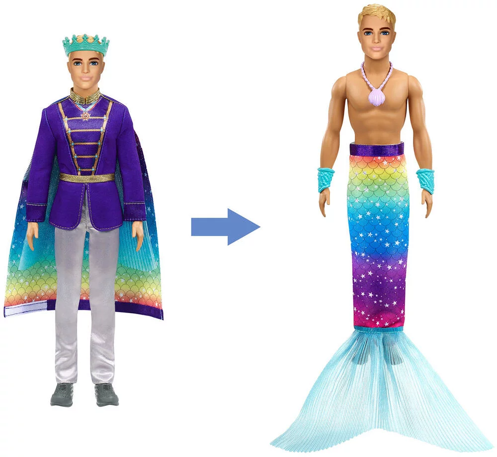 BARBIE - POUPEE KEN - TRANSFORMATION TRITON