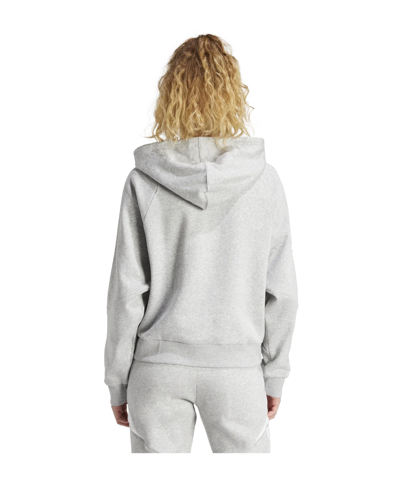 adidas Tiro 24 Hoody Damen Grau Weiss