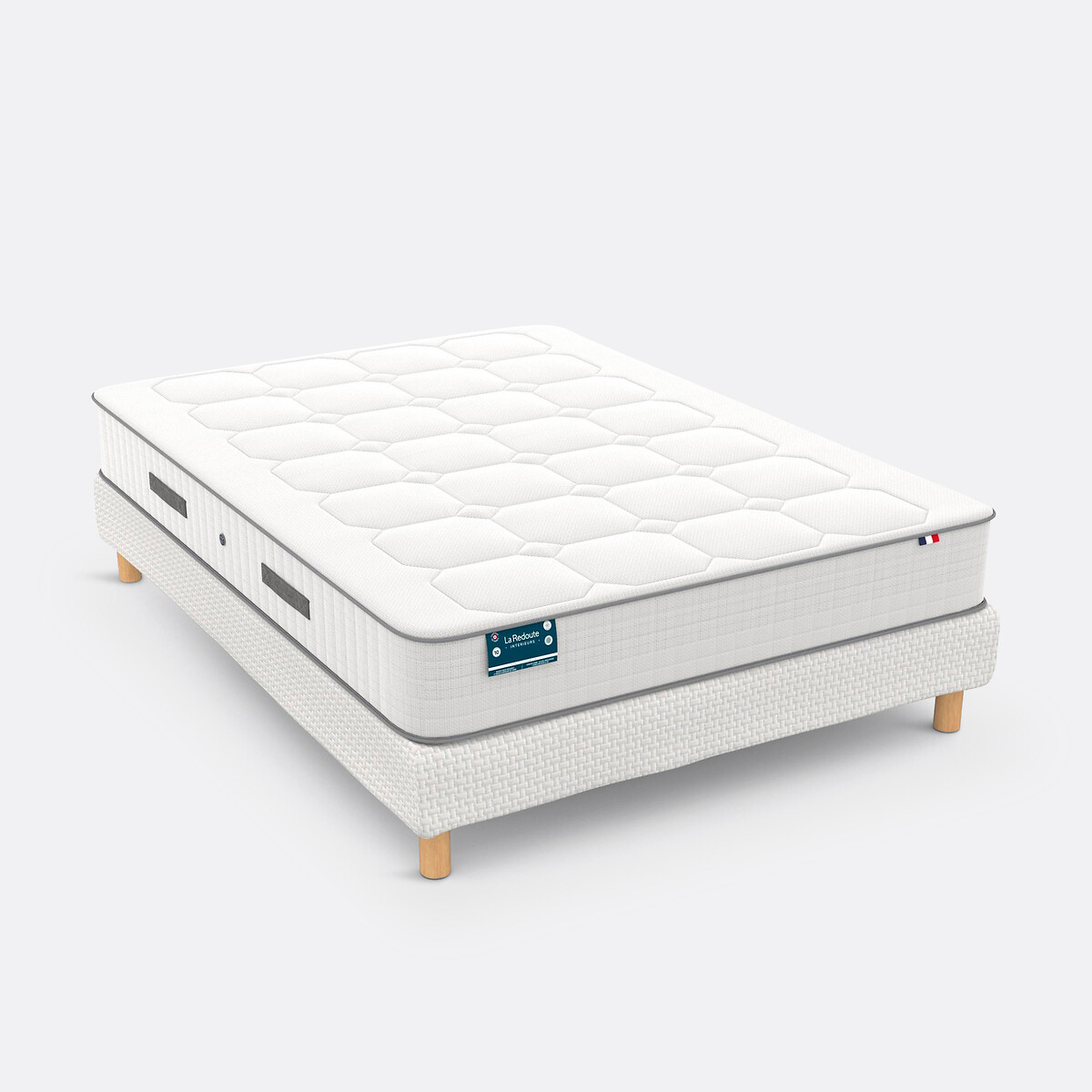 LA REDOUTE INTERIEURS<br>Box de cama decorativo com pés - 18 ripas flexíveis