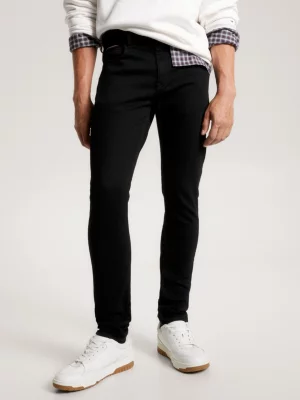Calça jeans preta Houston Tapered